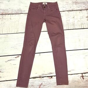 PAIGE PREMIUM JEANS Verdugo Ultra Skinny Mauve women’s denim jeans size 25 GUC